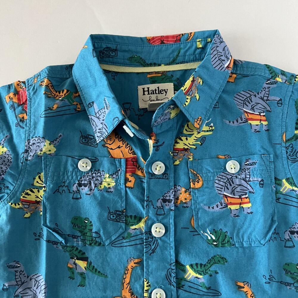 NEW Hatley Water Gun Dino Shirt (9-12m) - Picture 4 of 8